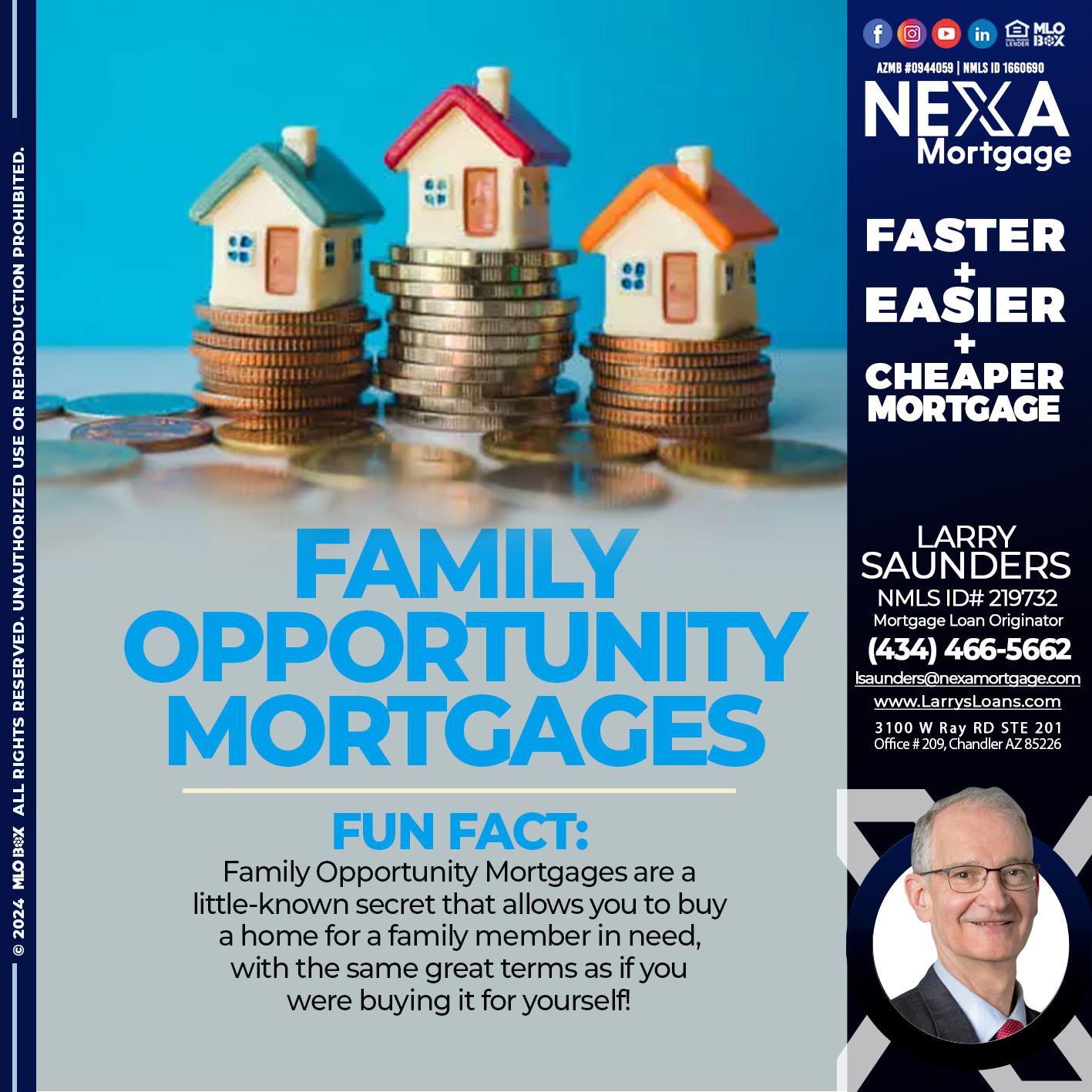 FAMILY - Larry Saunders -Mortgage Loan Originator