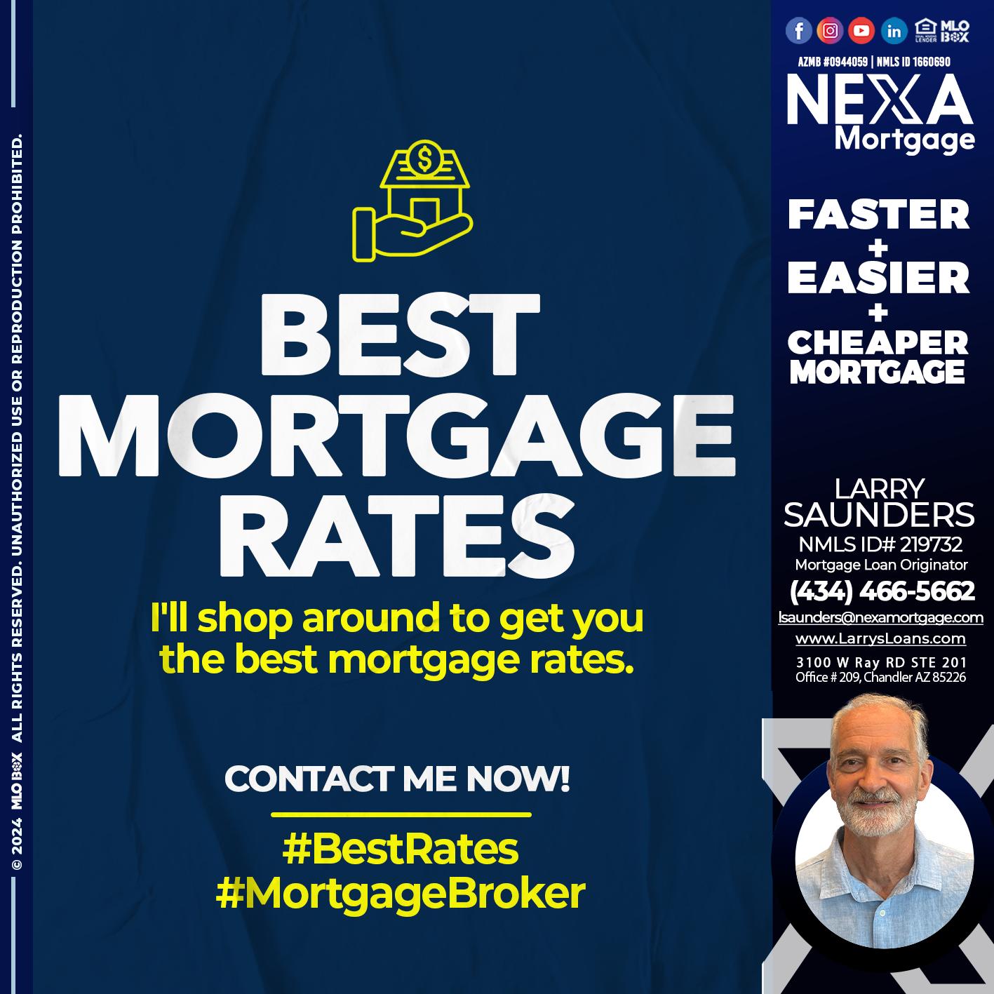 BEST MORTGAGE - Larry Saunders -Mortgage Loan Originator