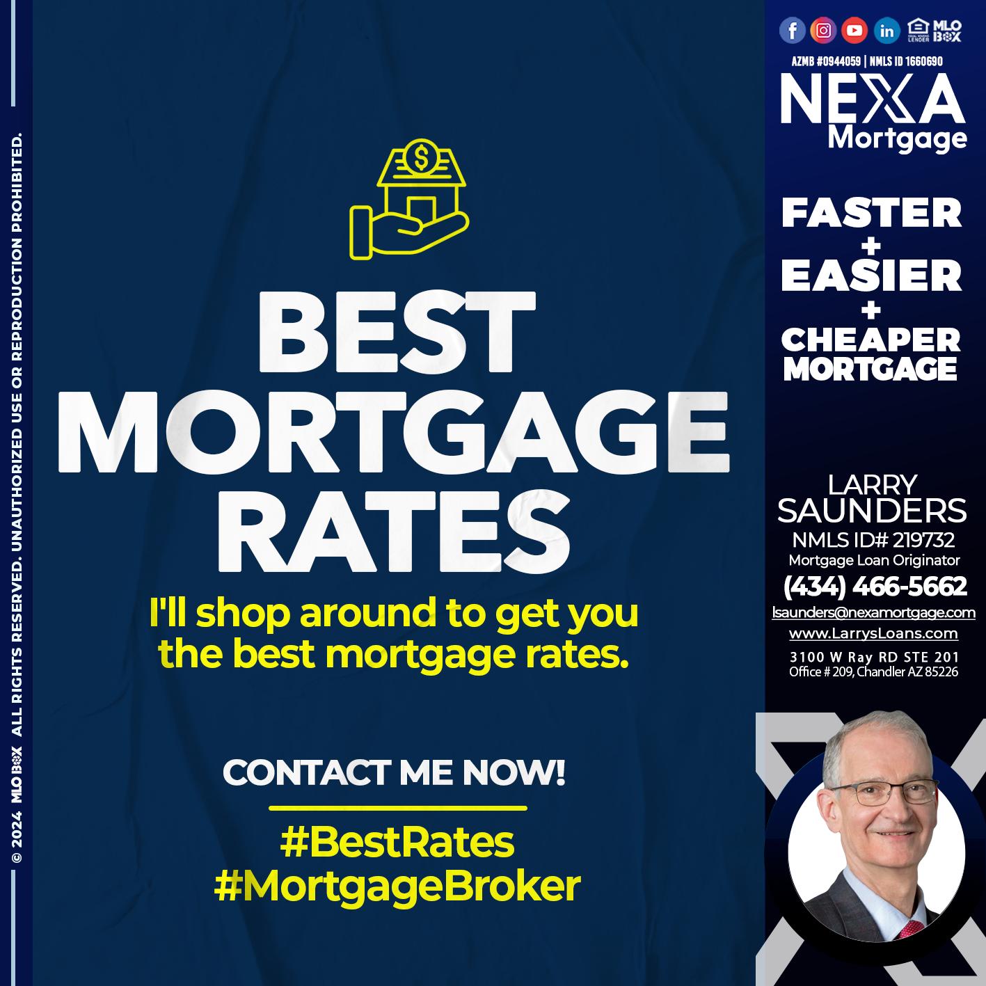 BEST MORTGAGE - Larry Saunders -Mortgage Loan Originator