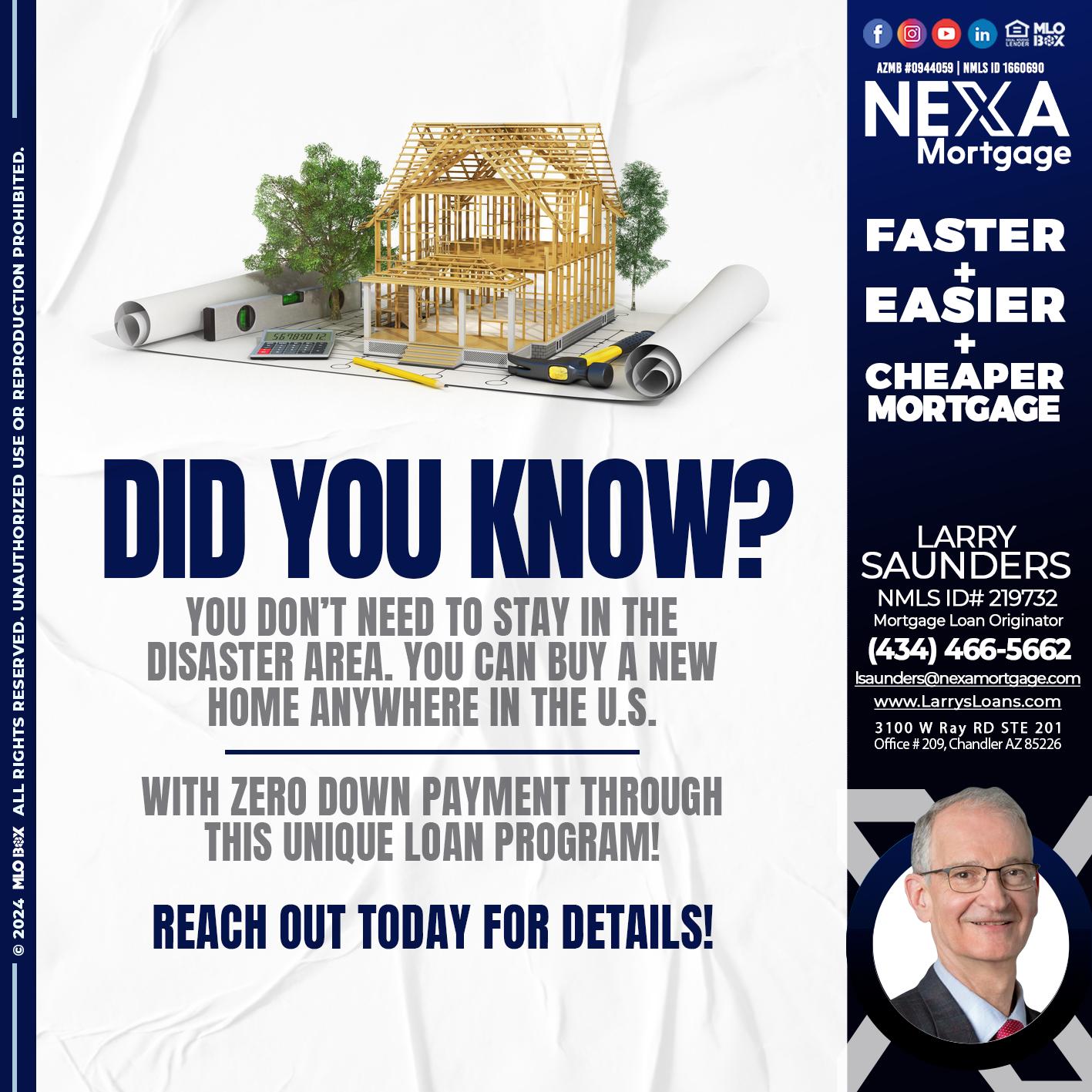 DID YOU KNOW - Larry Saunders -Mortgage Loan Originator